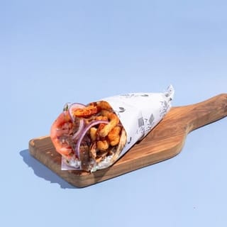 Half Chicken Gyro Wrap