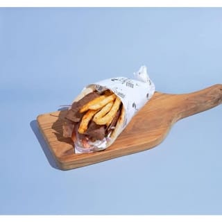 Half Beef And Lamb Gyro Wrap