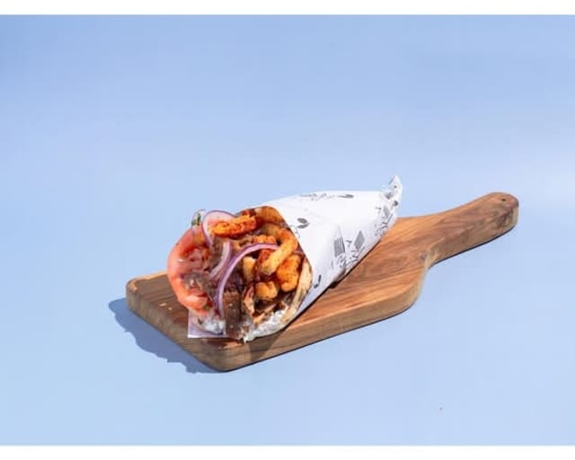 Shaved Chicken Gyro Meat.