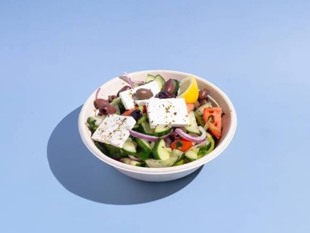 Greek Salad With Feta.