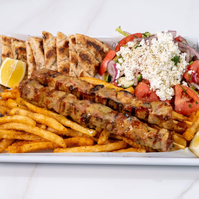 Indulge in Our Souvlaki