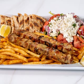 Pork Souvlaki Platter