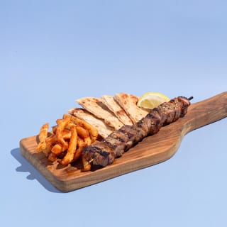 Pork Souvlaki Kids Platter