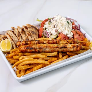 Chicken Souvlaki Platter
